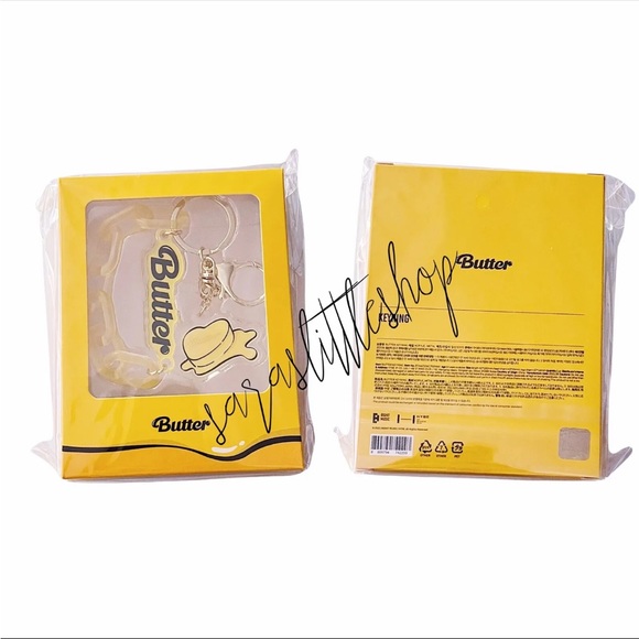 OFFICIAL BTS BUTTER KEYRING - BNIB - Picture 4 of 5